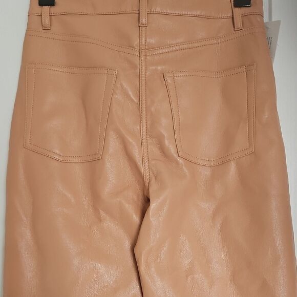 Wilfred Camel Faux Leather Pants - Picture 5 of 16